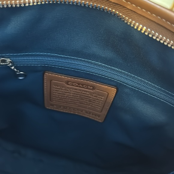 Blue Coach cross body bag - Picture 2 of 2